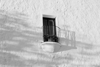Close-up of window on building
