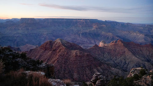 Scenic view of mountains