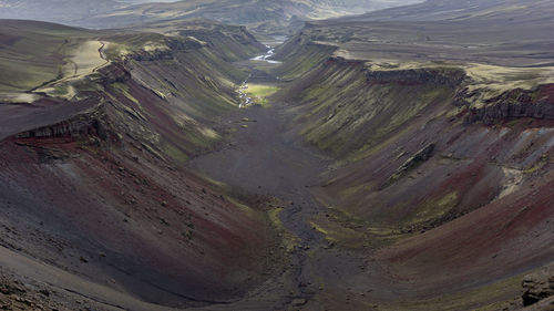 Aerial view of landscape