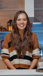 Portrait of a smiling young woman