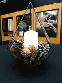 Close-up of potted plant on table