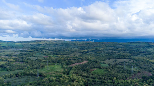 Scenic view of landscape against sky