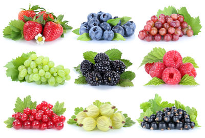 Various fruits in plate