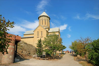 St. nicholas church in the medieval fortification of narikala, old tbilisi, georgia