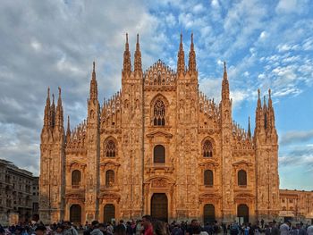 Low angle view of cathedral