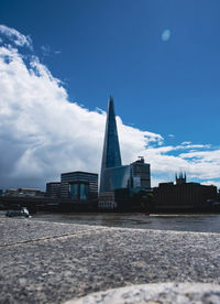 Buildings in city against sky