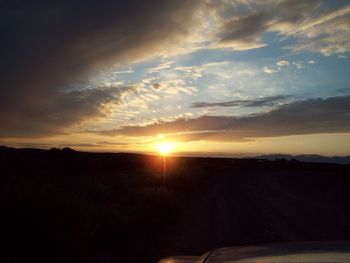 Scenic view of sunset