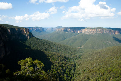 Panoramic view of landscape against sky