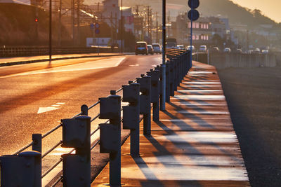 Road in the morning