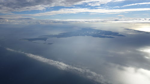 Aerial view of landscape