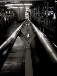 Interior of subway station