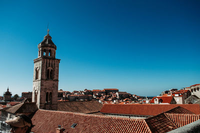 Historic building against blue sky