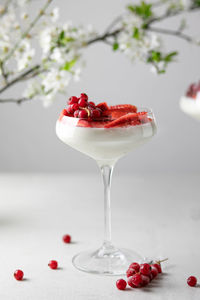 Close-up of drink on table