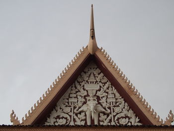 Low angle view of temple