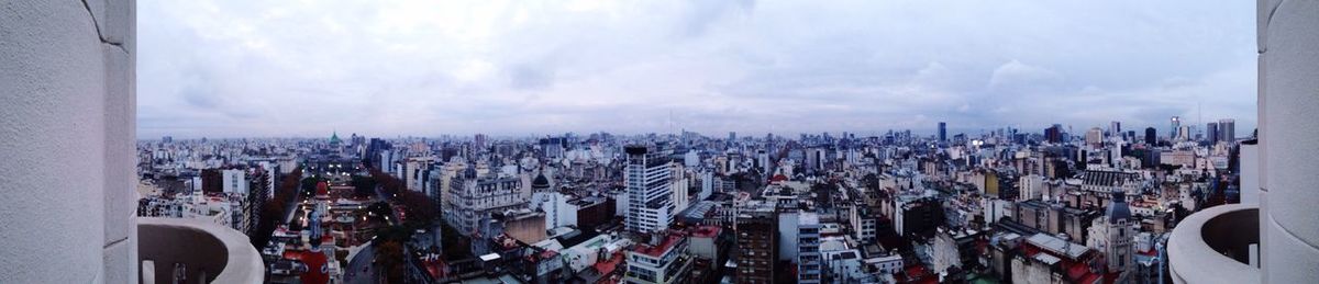 High angle view of cityscape