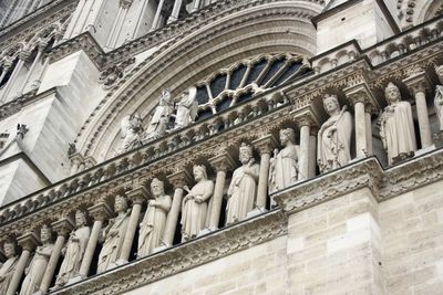 Low angle view of historical building