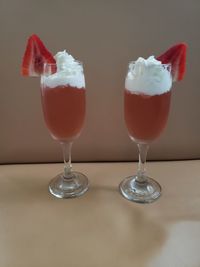 Close-up of drink on table