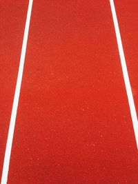 Full frame shot of running track