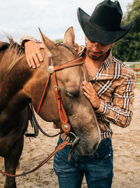 Midsection of a horse