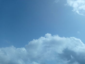 Low angle view of clouds in sky