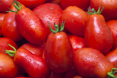 Full frame shot of strawberries