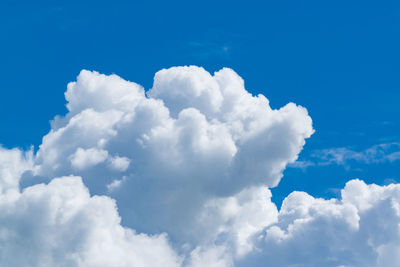 Low angle view of clouds in sky