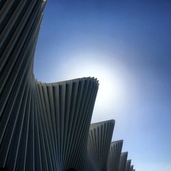 Modern building against blue sky