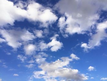 Low angle view of cloudy sky