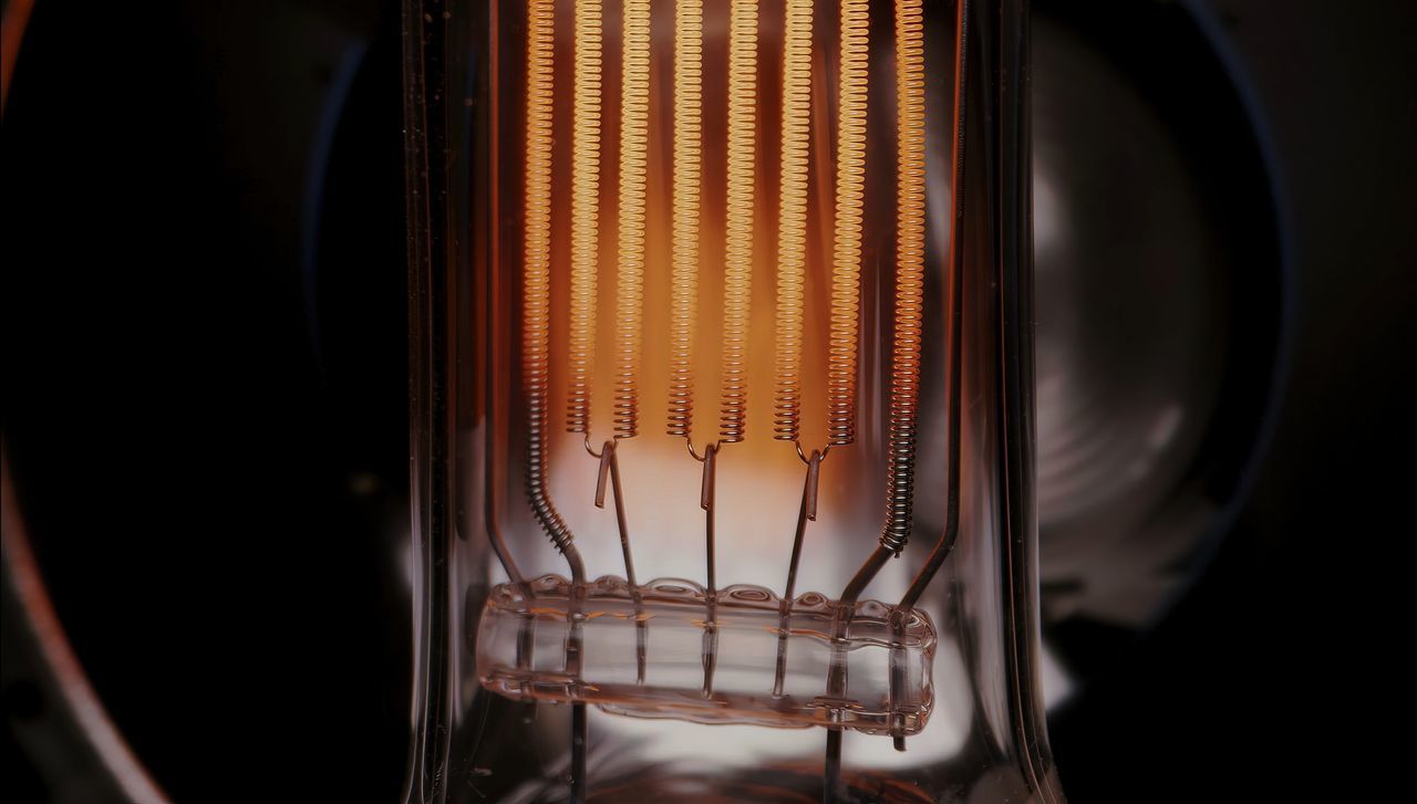 CLOSE-UP OF ILLUMINATED LAMP