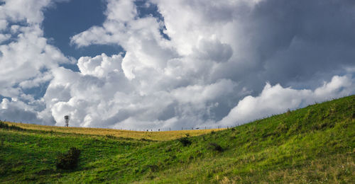 Panoramic view of landscape against sky