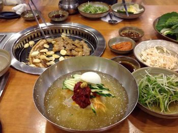 Close-up of food in plate