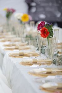 Close-up of food on table