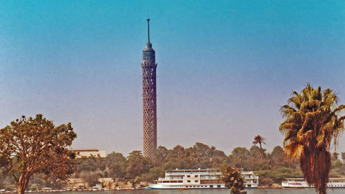 View of monument against clear sky