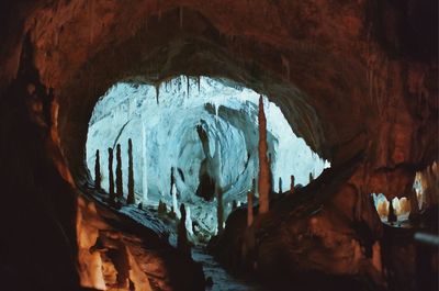 Low angle view of cave