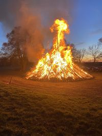 burning