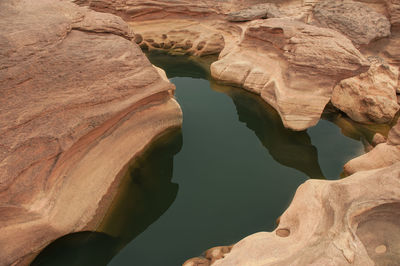 View of rock formation