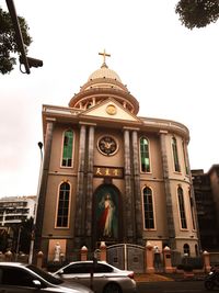 Low angle view of church