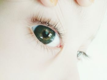 Close-up portrait of girl