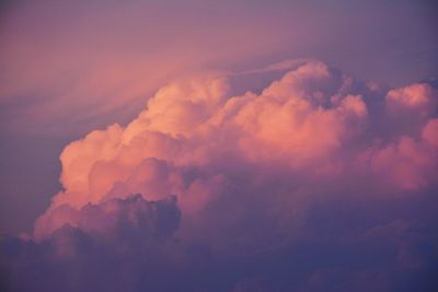 Low angle view of clouds in sky