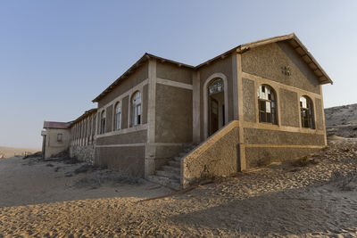 Low angle view of building against sky