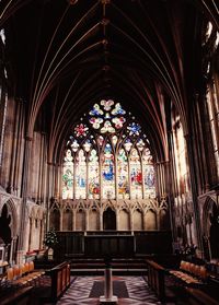 Interior of temple