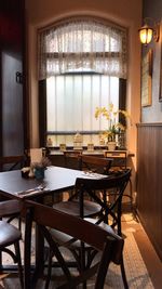 Chairs and table at home