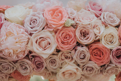 Close-up of rose bouquet