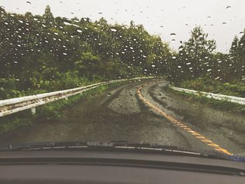 Car on road