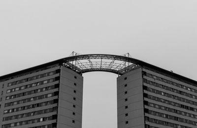 Low angle view of modern building