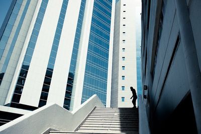 Low angle view of modern building