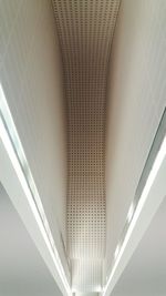 Low angle view of illuminated staircase in building