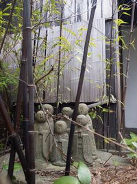 Statue of bamboo trees