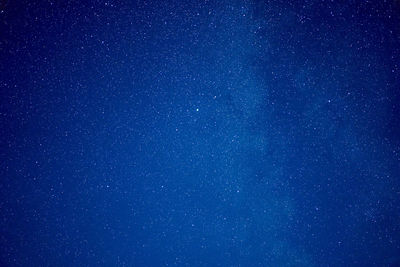 Low angle view of stars in sky at night
