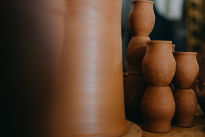 Close-up of chess pieces